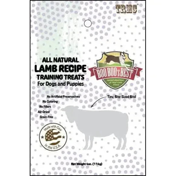 Boo Boo's Best Lamb Trainers Dog Treats 4oz - Talis Us