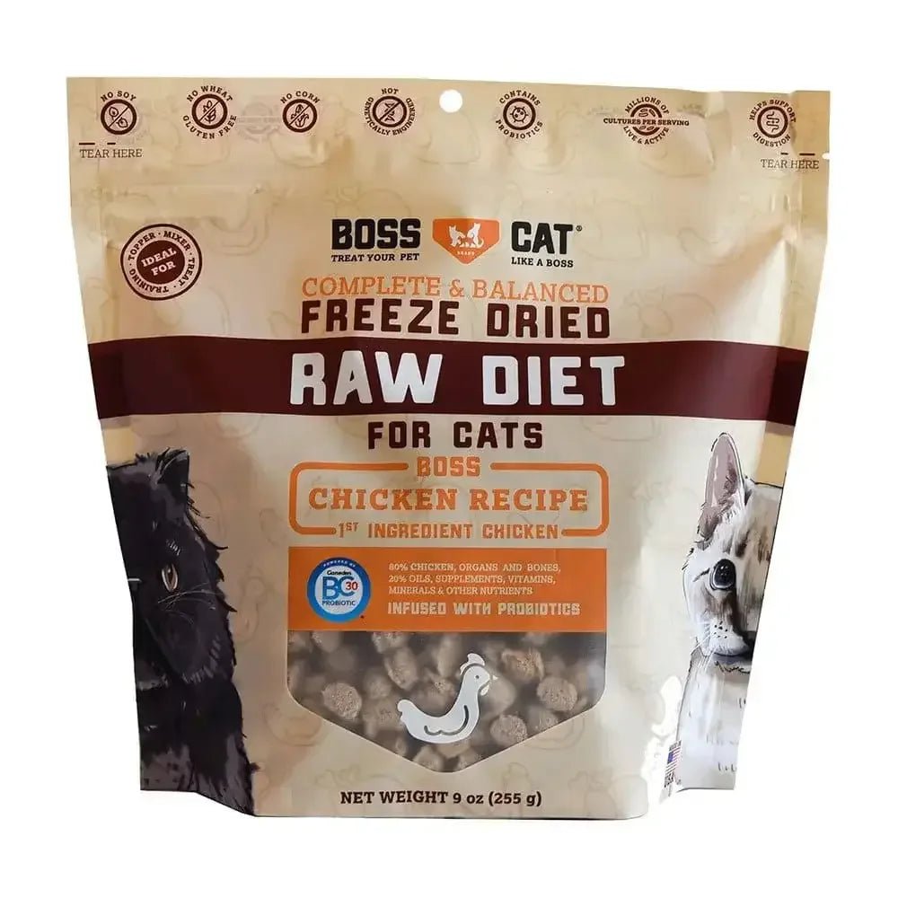 Boss Cat® Freeze Dried Raw Chicken Nuggets 9 Oz - Talis Us