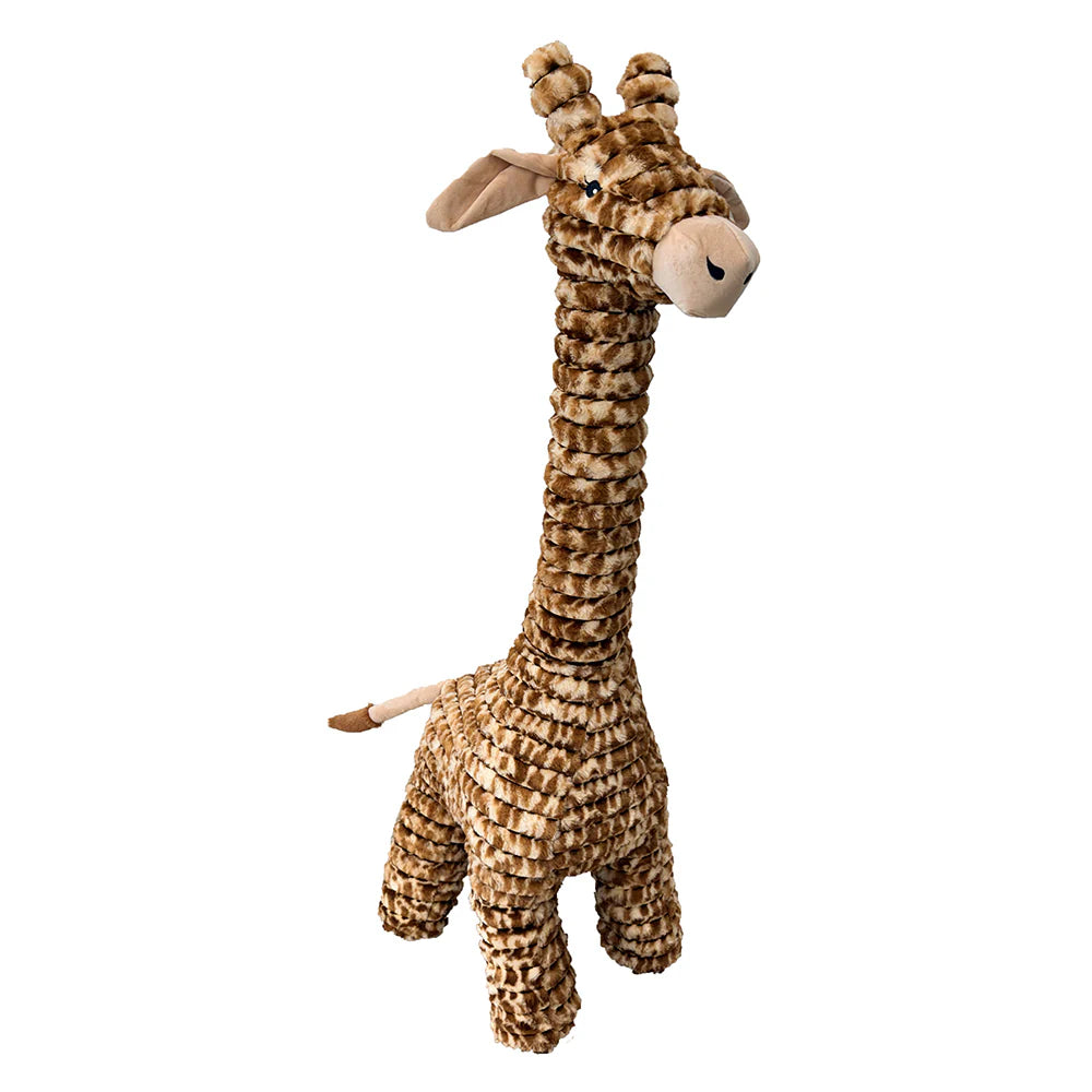 Petlou Squeak Dog Plush Toy in Giraffe Design, Ideal for Dogs to Play and Cuddle