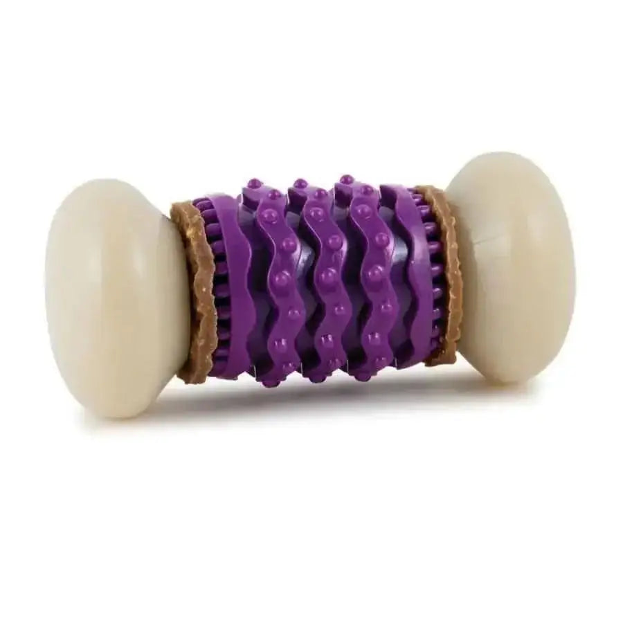 Busy Buddy Nobbly Nubbly Dog Toy Purple, White Busy Buddy CPD