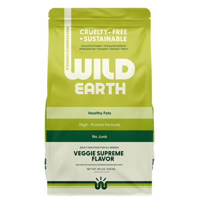 Wild Earth Performance Formula Vegan Dog Food Allergen Free Veggie