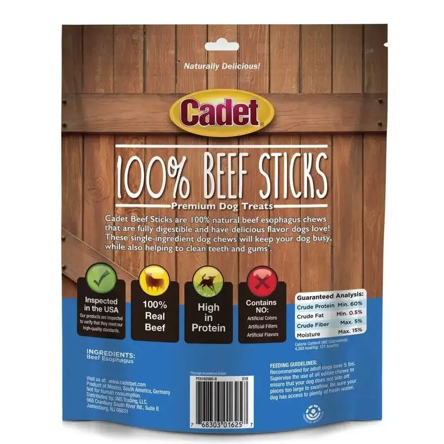 Cadet Beef Sticks for Dogs 12 oz - Talis Us