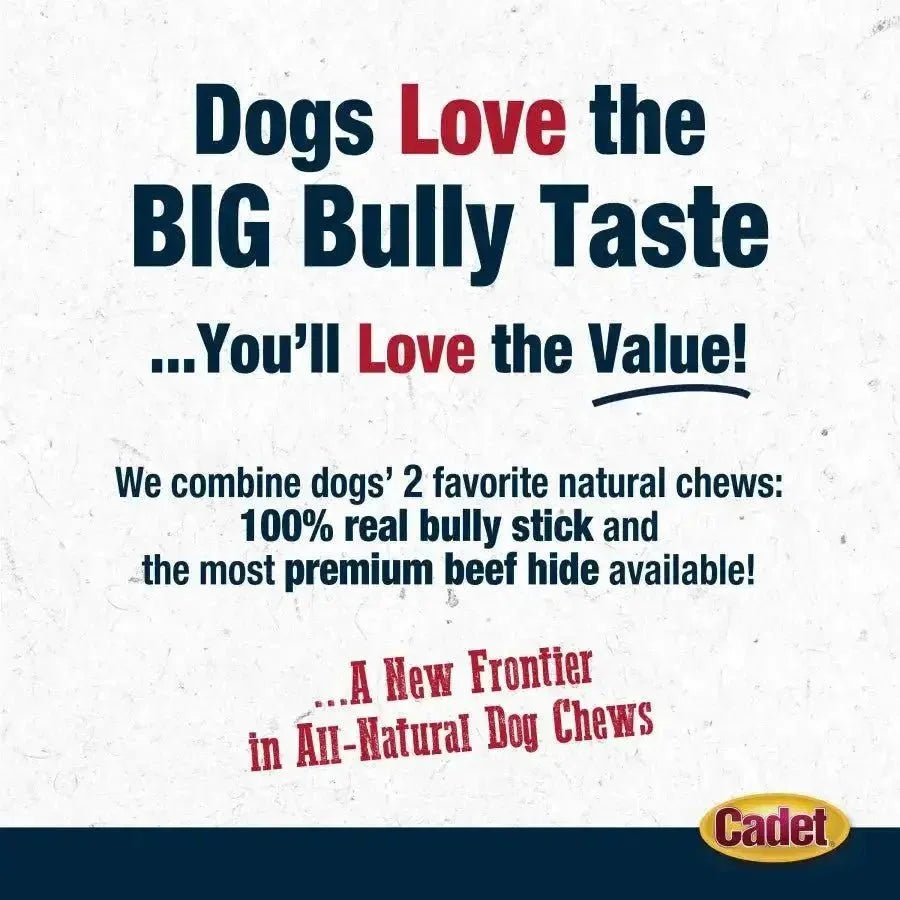 Cadet Bully Hide Sticks All - Natural Dog Chews - Talis Us