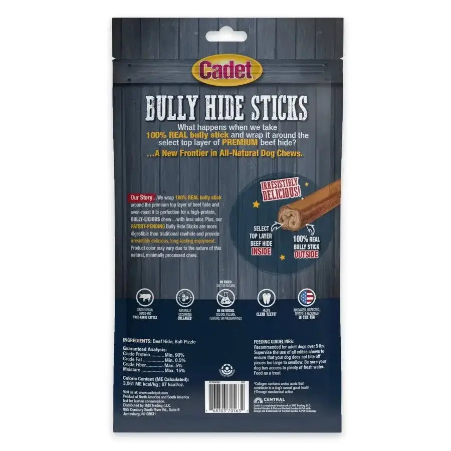 Cadet Bully Hide Sticks All - Natural Dog Chews - Talis Us