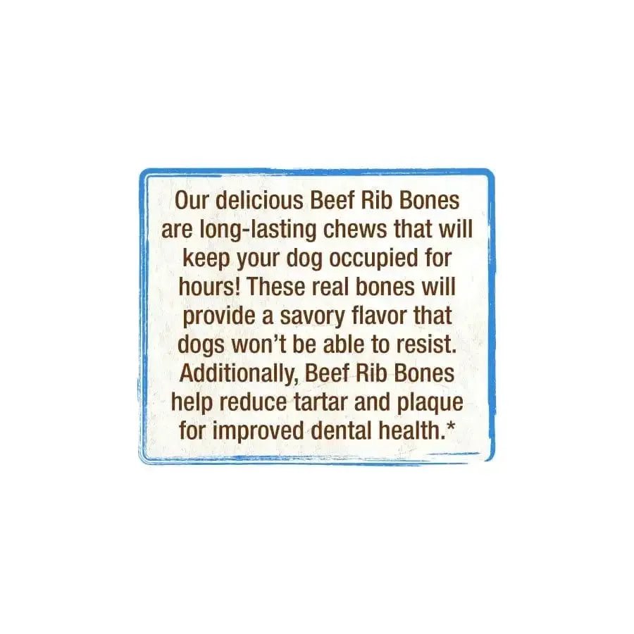 Cadet Farm to Paws Beef Rib Bones Natural Dog Chews - Talis Us