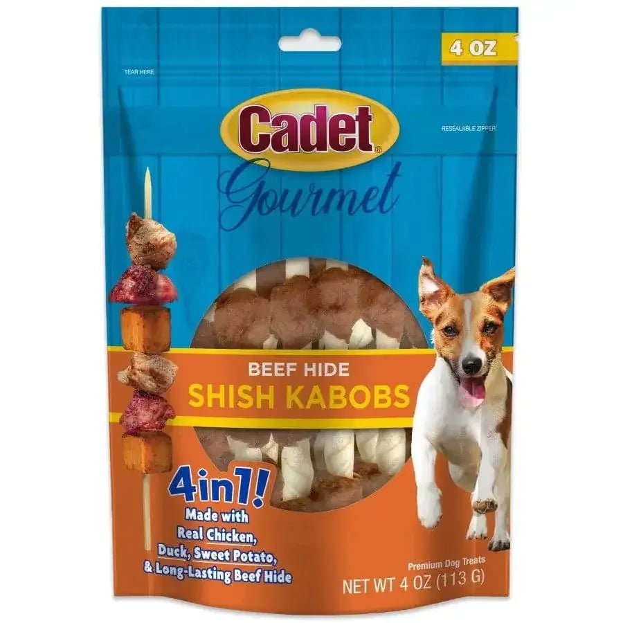 Cadet Gourmet Beef Hide Shish Kabob Dog Treats - Talis Us