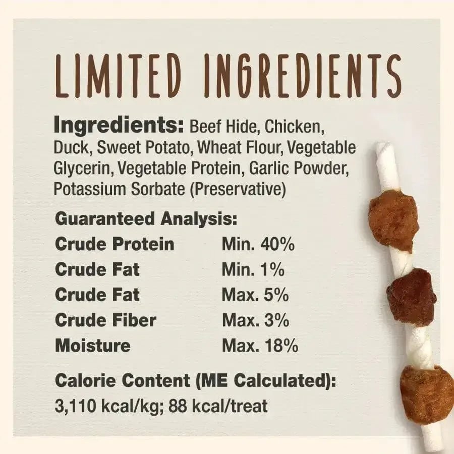Cadet Gourmet Beef Hide Shish Kabob Dog Treats - Talis Us