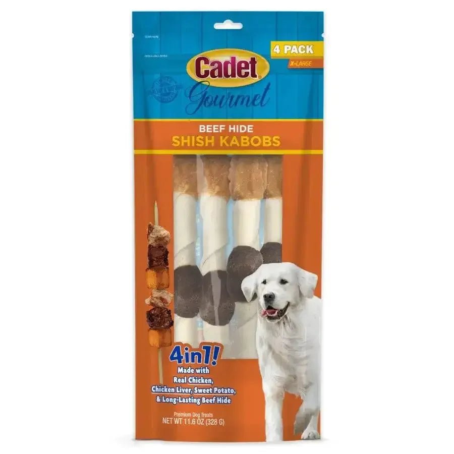 Cadet Gourmet Beef Hide Shish Kabob Dog Treats - Talis Us