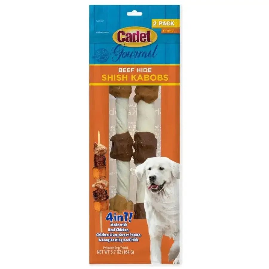 Cadet Gourmet Beef Hide Shish Kabob Dog Treats - Talis Us