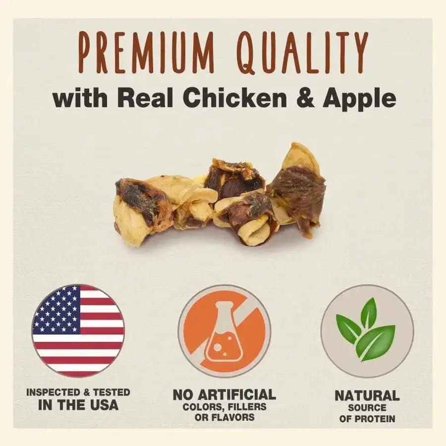 Cadet Gourmet Chicken & Apple Wrapped Dog Treats - Talis Us