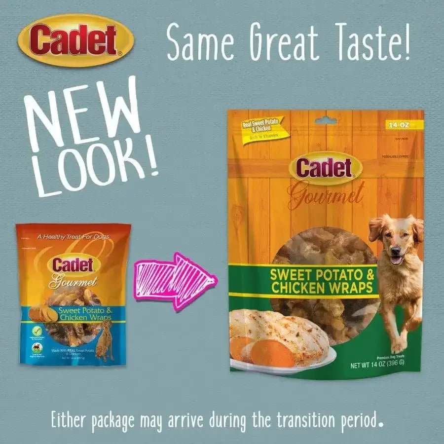 Cadet Gourmet Sweet Potato & Chicken Wrapped Dog Treats - Talis Us