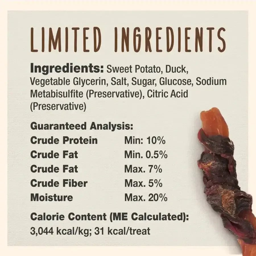Cadet Gourmet Sweet Potato & Duck Wrapped Dog Treats - Talis Us