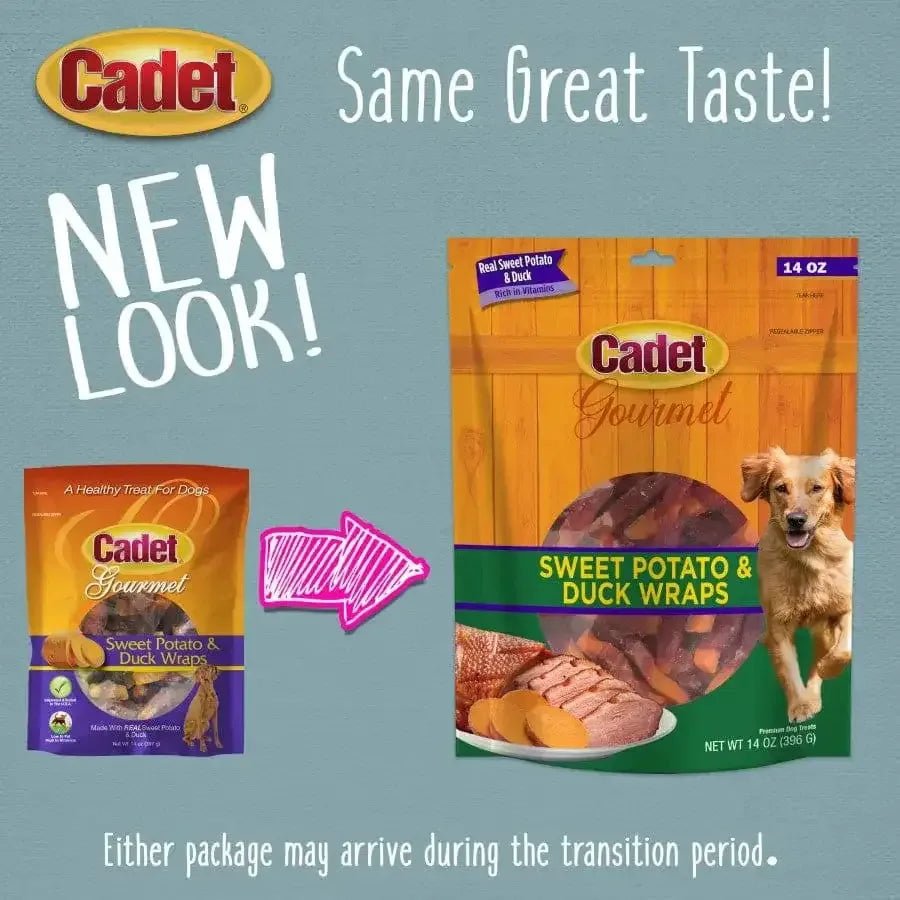 Cadet Gourmet Sweet Potato & Duck Wrapped Dog Treats - Talis Us