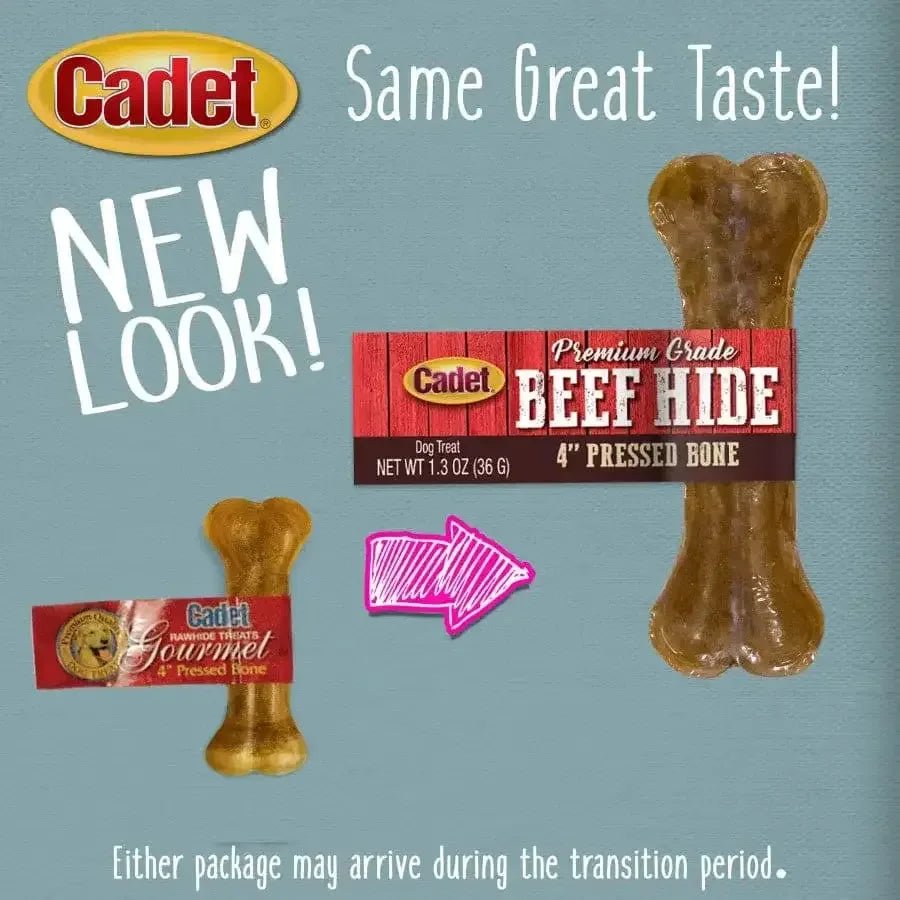 Cadet Premium Grade Pressed Beef Hide Bones Beef - Talis Us