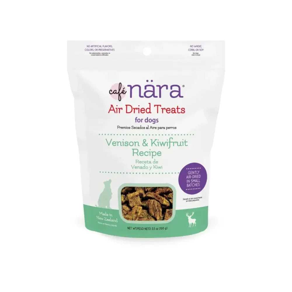 Cafe Nara Air Dried Venison and Kiwifruit Dog Treats 3.5 oz - Talis Us