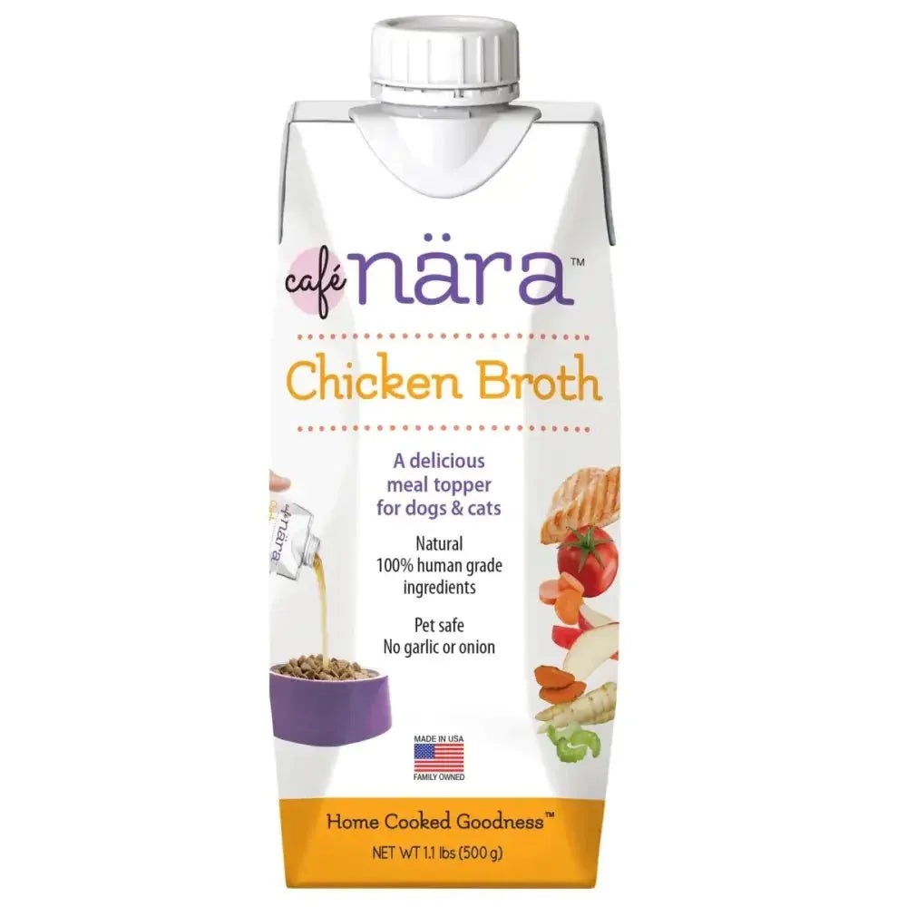 Cafe Nara Chicken Broth for Dogs and Cats 1.1 lb - Talis Us