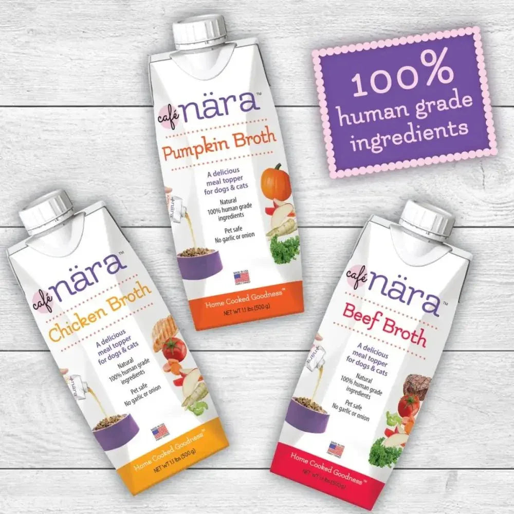 Cafe Nara Chicken Broth for Dogs and Cats 1.1 lb - Talis Us