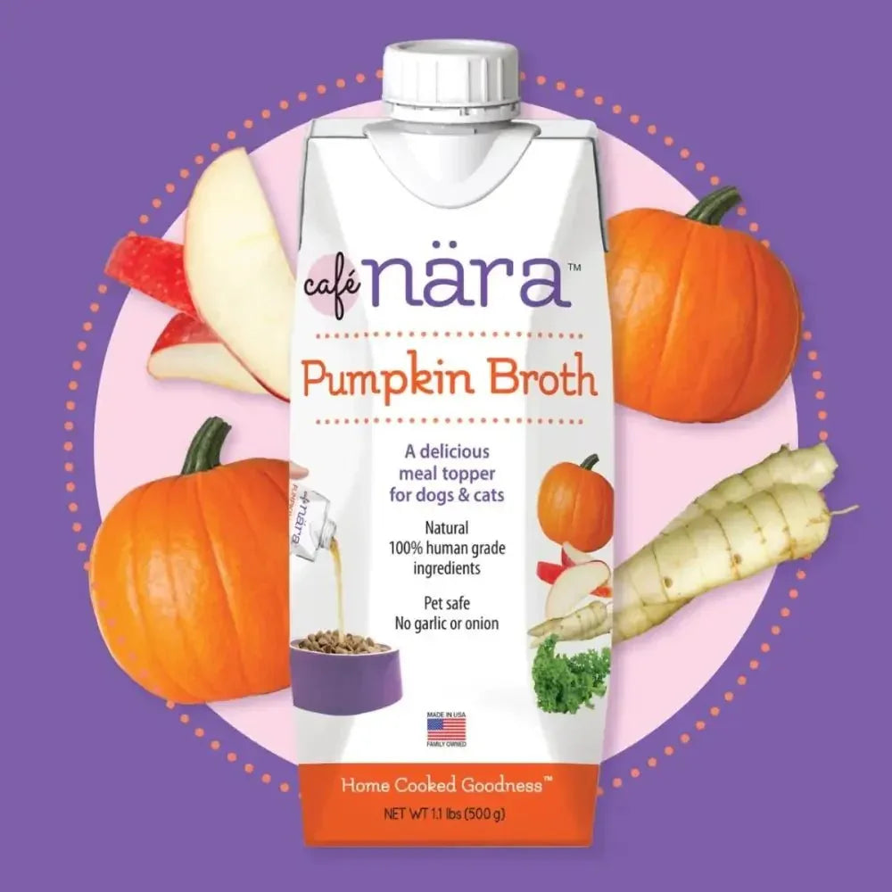 Cafe Nara Pumpkin Broth for Dogs and Cats 1.1 lb - Talis Us