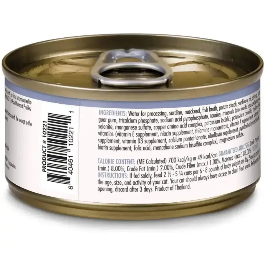 CANIDAE Pure Adore Wet Cat Food Sardine & Mackerel in Broth, 24ea/2.46 oz - Talis Us