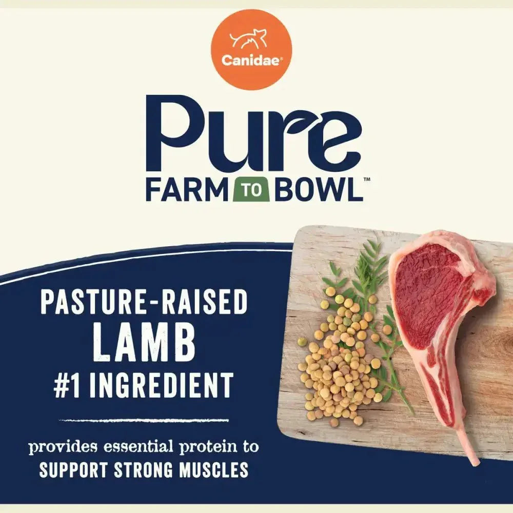 CANIDAE PURE Farm to Bowl Small Breed Lamb Dry Dog Food - Talis Us