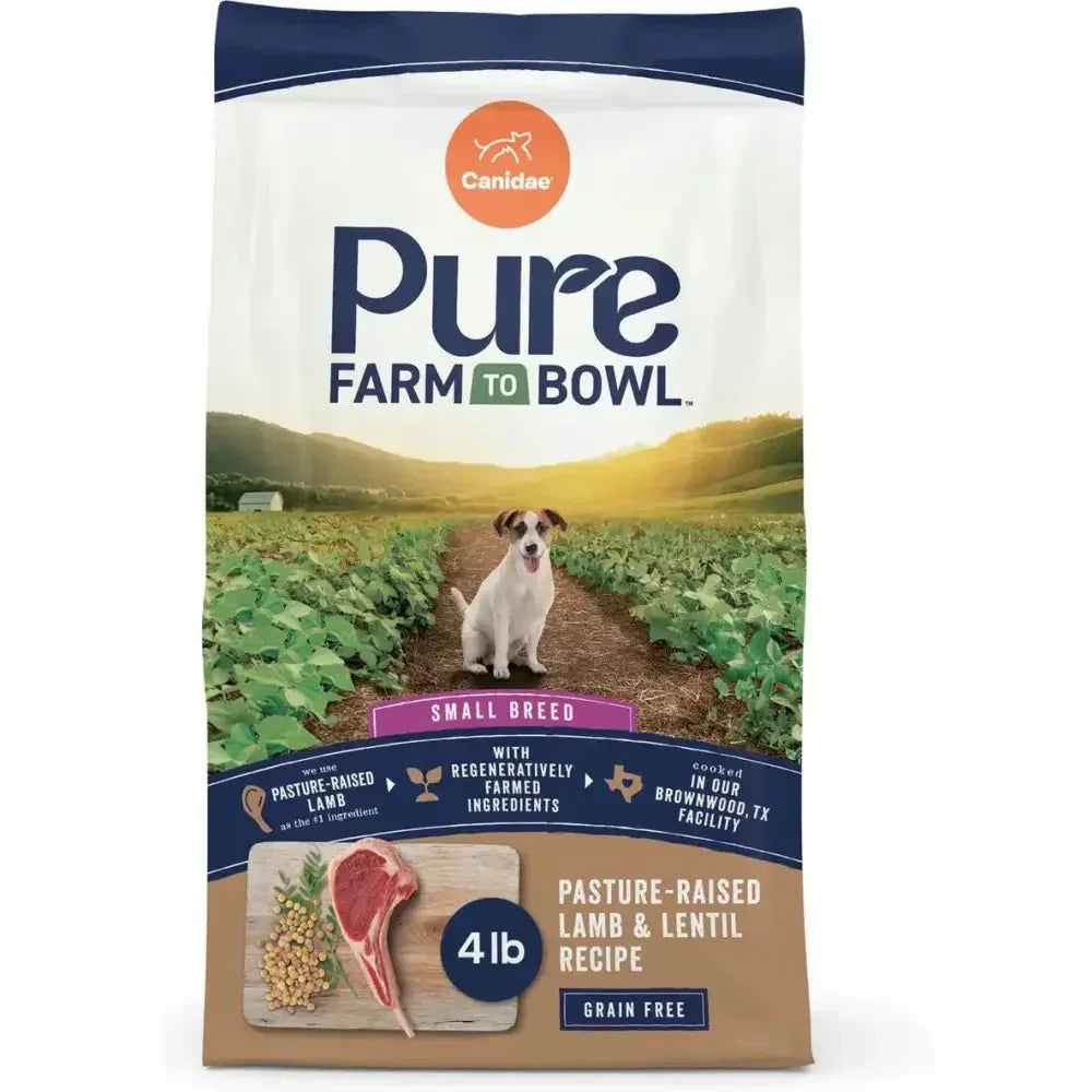 CANIDAE PURE Farm to Bowl Small Breed Lamb Dry Dog Food - Talis Us