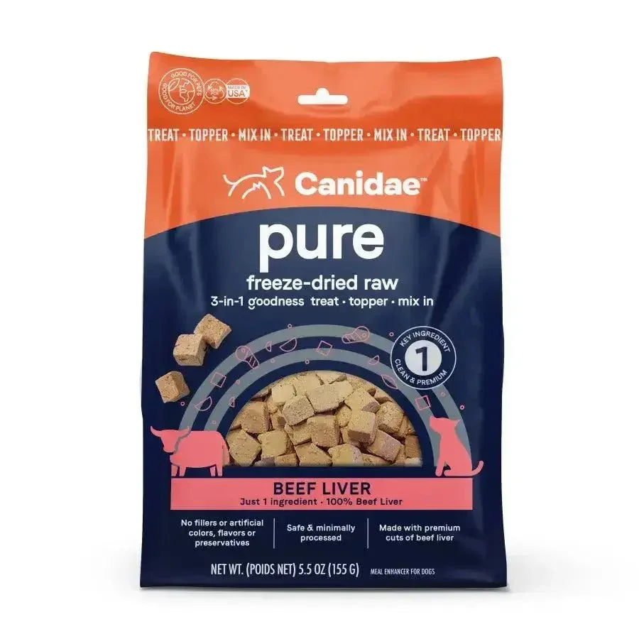 CANIDAE PURE goodness Freeze - Dried Raw 3 - in - 1 Treat/Topper/Mix - In 5.5 oz - Talis Us