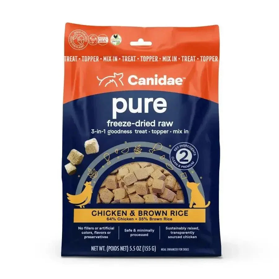 CANIDAE PURE goodness Freeze - Dried Raw 3 - in - 1 Treat/Topper/Mix - In 5.5 oz - Talis Us