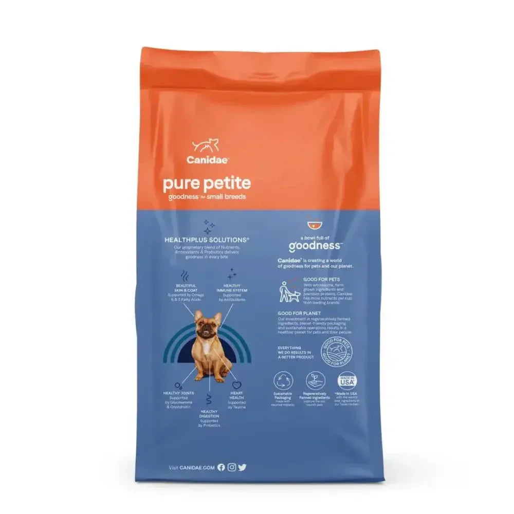 CANIDAE PURE Petite Goodness Freeze - Dried Small Breed Chicken Adult Dog Food 4 lb - Talis Us
