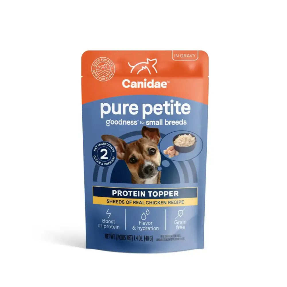 CANIDAE PURE Petite Goodness Protein Topper for Small Breed Dogs 12ea/1.4 oz - Talis Us