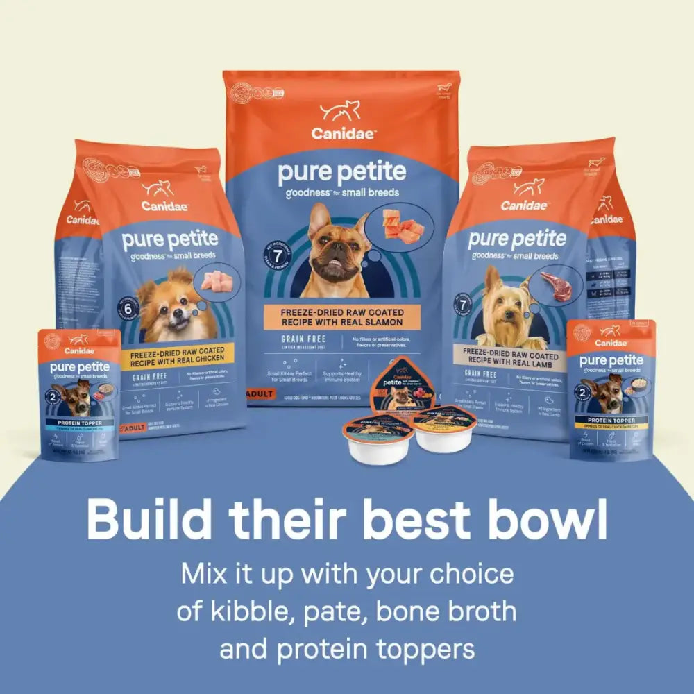 CANIDAE PURE Petite Goodness Protein Topper for Small Breed Dogs 12ea/1.4 oz - Talis Us