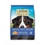 CANIDAE Under The Sun Grain-Free Large Breed Chicken Recipe Dry Dog Food offers budget-friendly nutrition with single animal protein. The bag features a dog illustration and emphasizes chicken, carrots, peas, and key benefits.