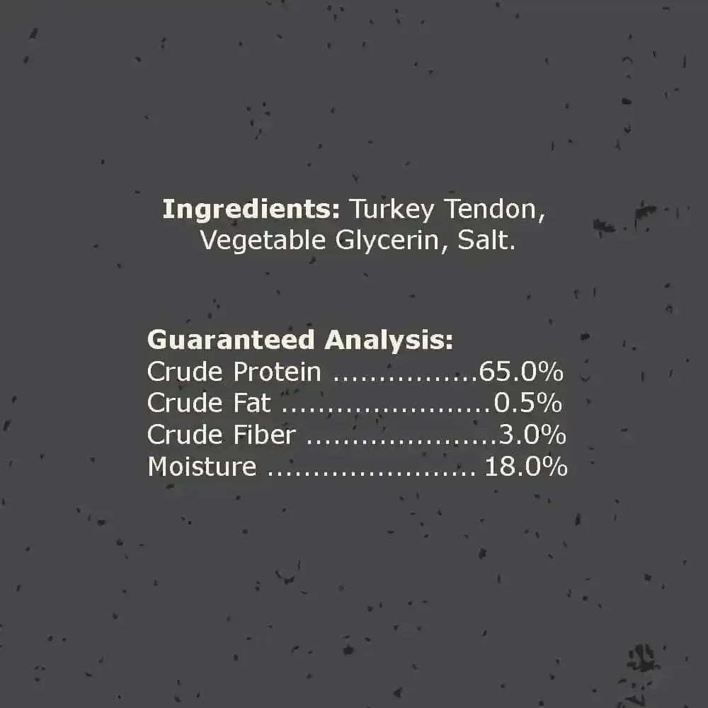 Canine Naturals Natural Turkey Tendon Dog Treats 3oz - Talis Us