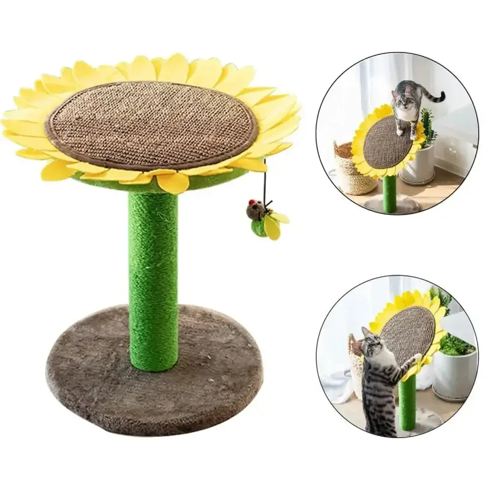 Catry, Cat Tree Bed with Scratching Post with Sisal Covered Climbing Activity Tower PetPals Group