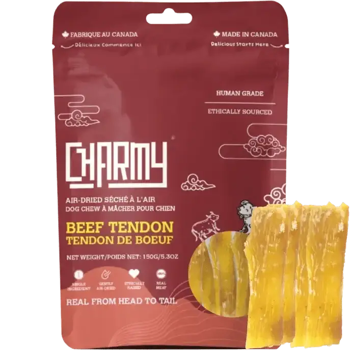 Charmy Pet Beef Tendon Dog Treats 5.6 oz - Talis Us