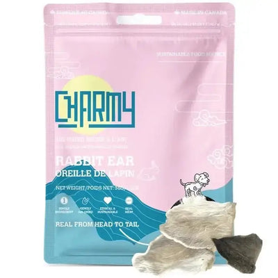 Charmy Pet Rabbit Ear Dog Treats 1.5 oz - Talis Us