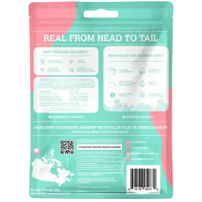 Charmy Pet Rainbow Trout Dog Treats - Talis Us
