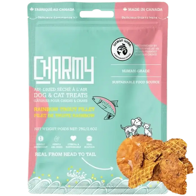 Charmy Pet Rainbow Trout Dog Treats - Talis Us