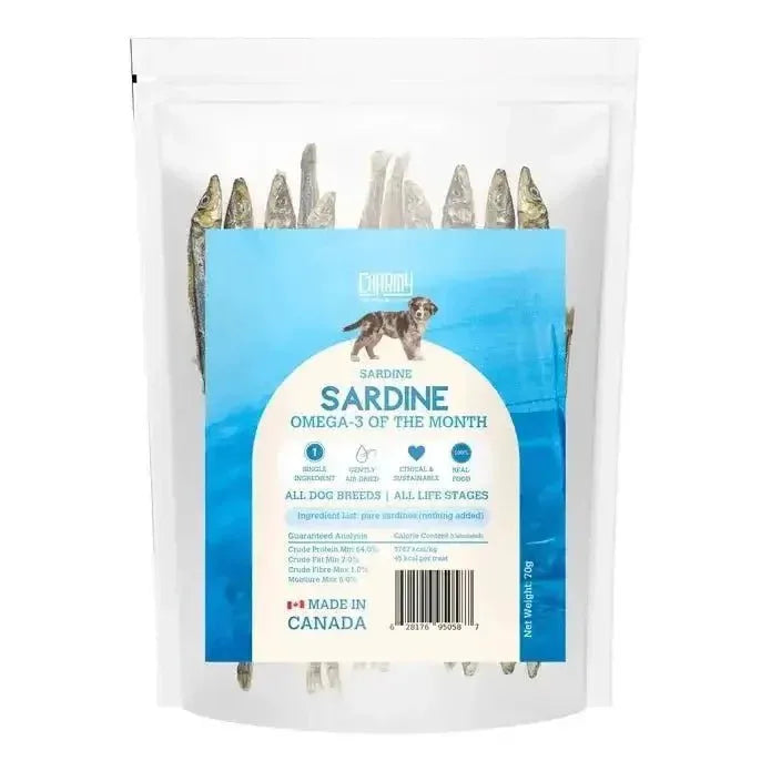 Charmy Pet Sardine Dog Treats 2.7 oz - Talis Us