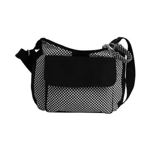 CheckerBarc Cotton Canvas Sling bark n bag®WP