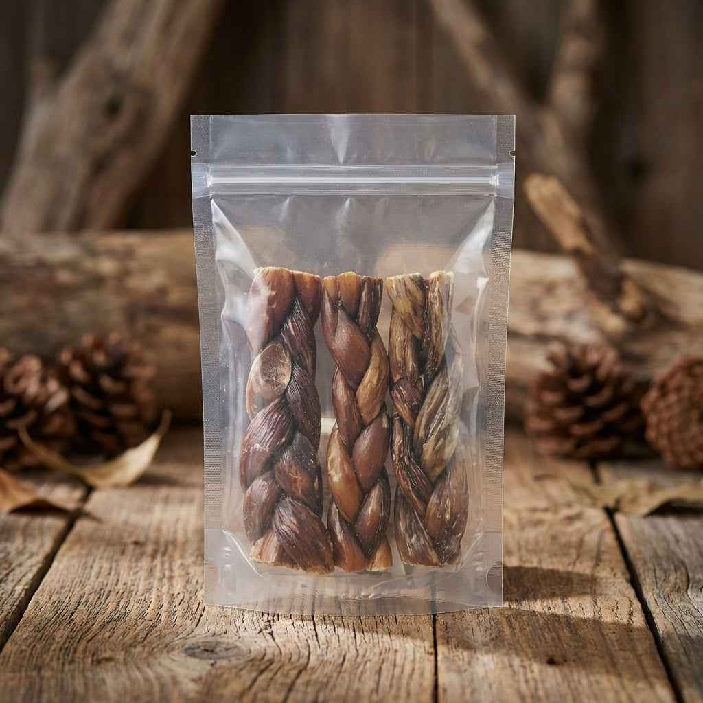 Talis Us Braided Gullet Sticks Dog Treats