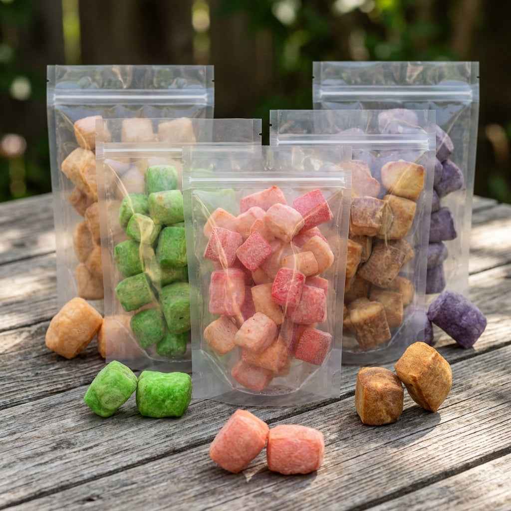 Talis Us Flavored Yak Cheese Puffs Dog Treats 6oz