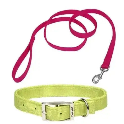 Coastal Flat Buckle Double Ply Nylon Collars & Leads - Talis Us