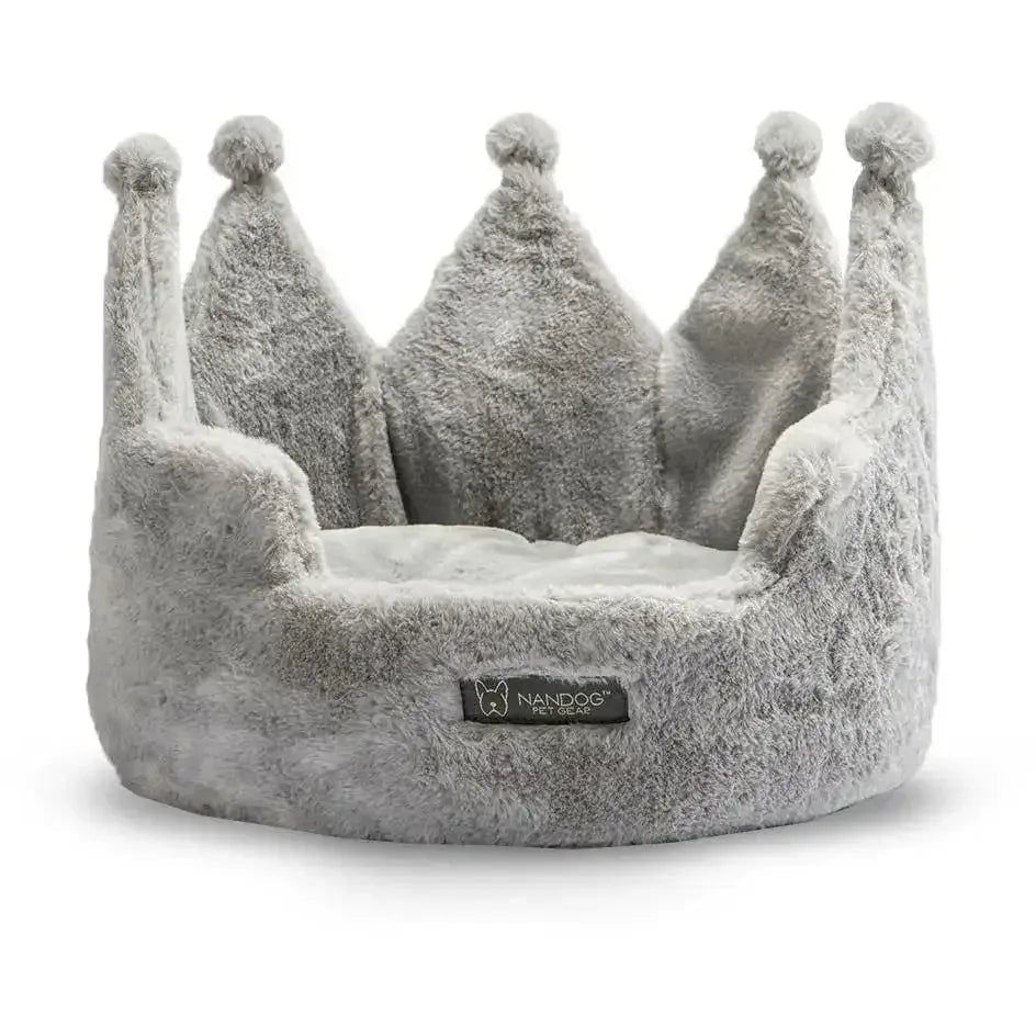 Crown Dog Bed Cloud Gray - Talis Us