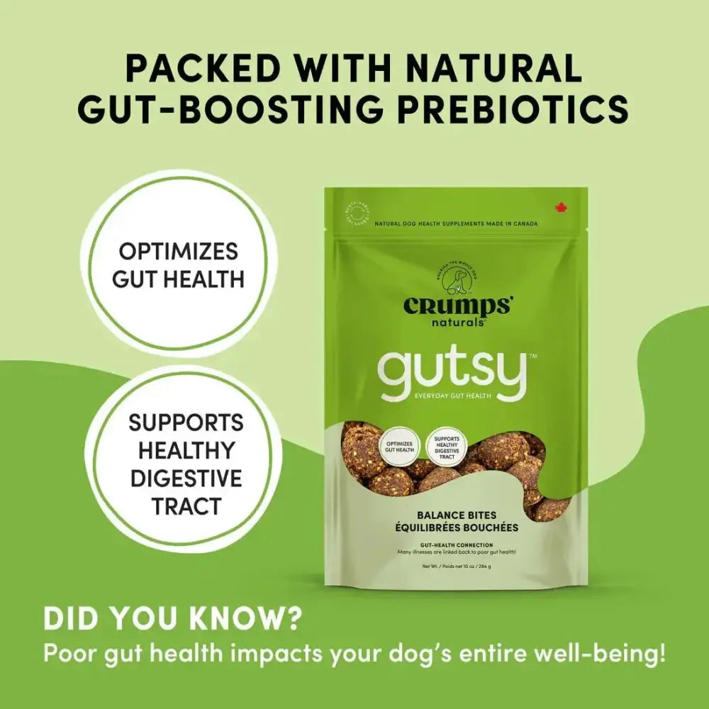 Crumps’ Naturals Gutsy Balance Bites – Prebiotics for Happy Tummies - Talis Us