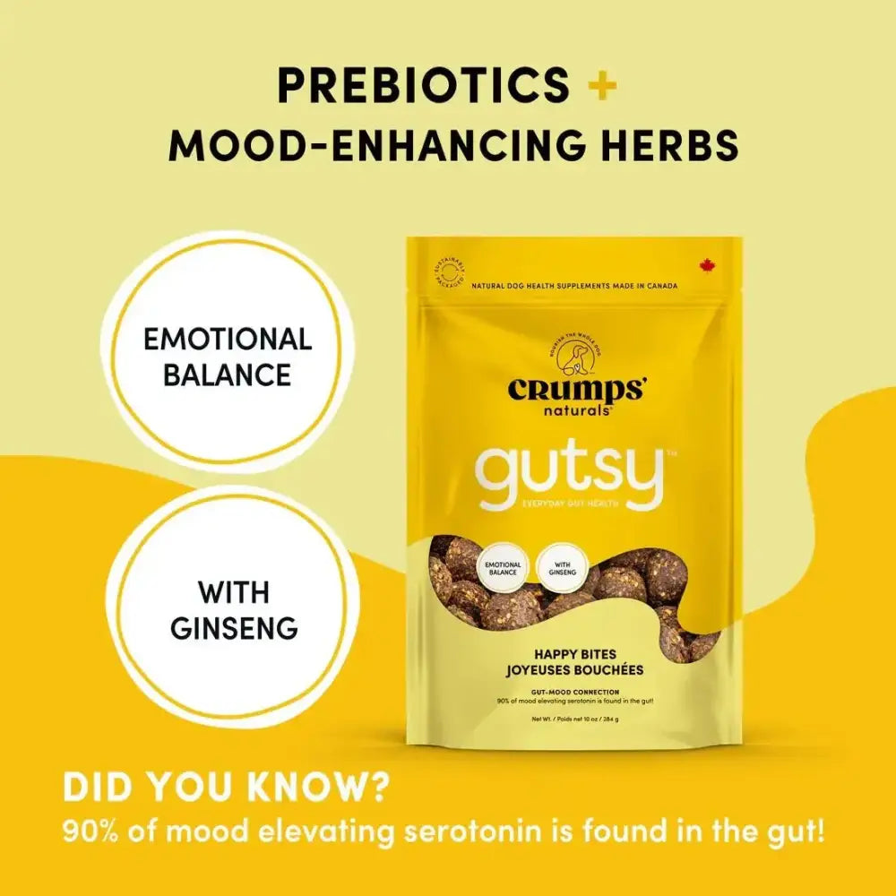 Crumps’ Naturals Gutsy Happy Bites - Mood & Gut Health Dog Treats - Talis Us