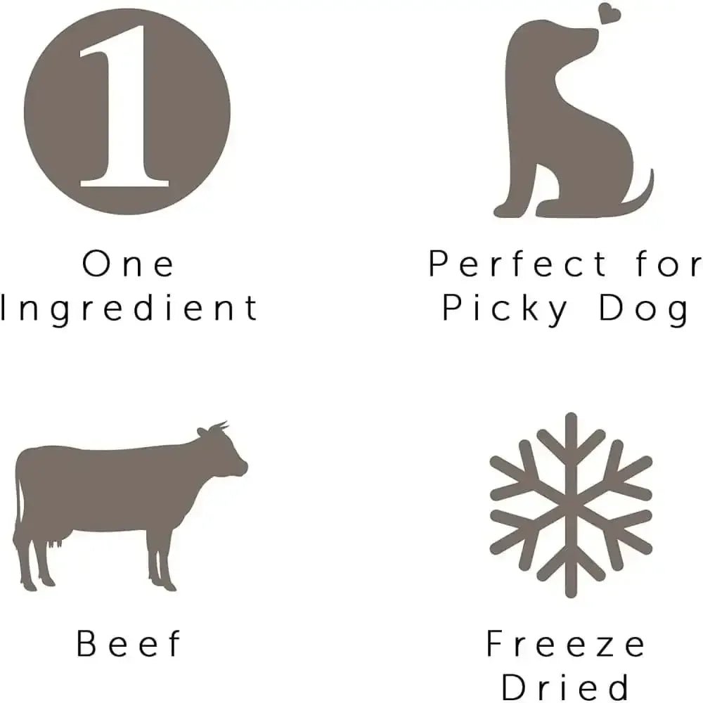 Crumps' Naturals Mini Trainers Freeze Dried Beef Liver Dog Treats - Talis Us