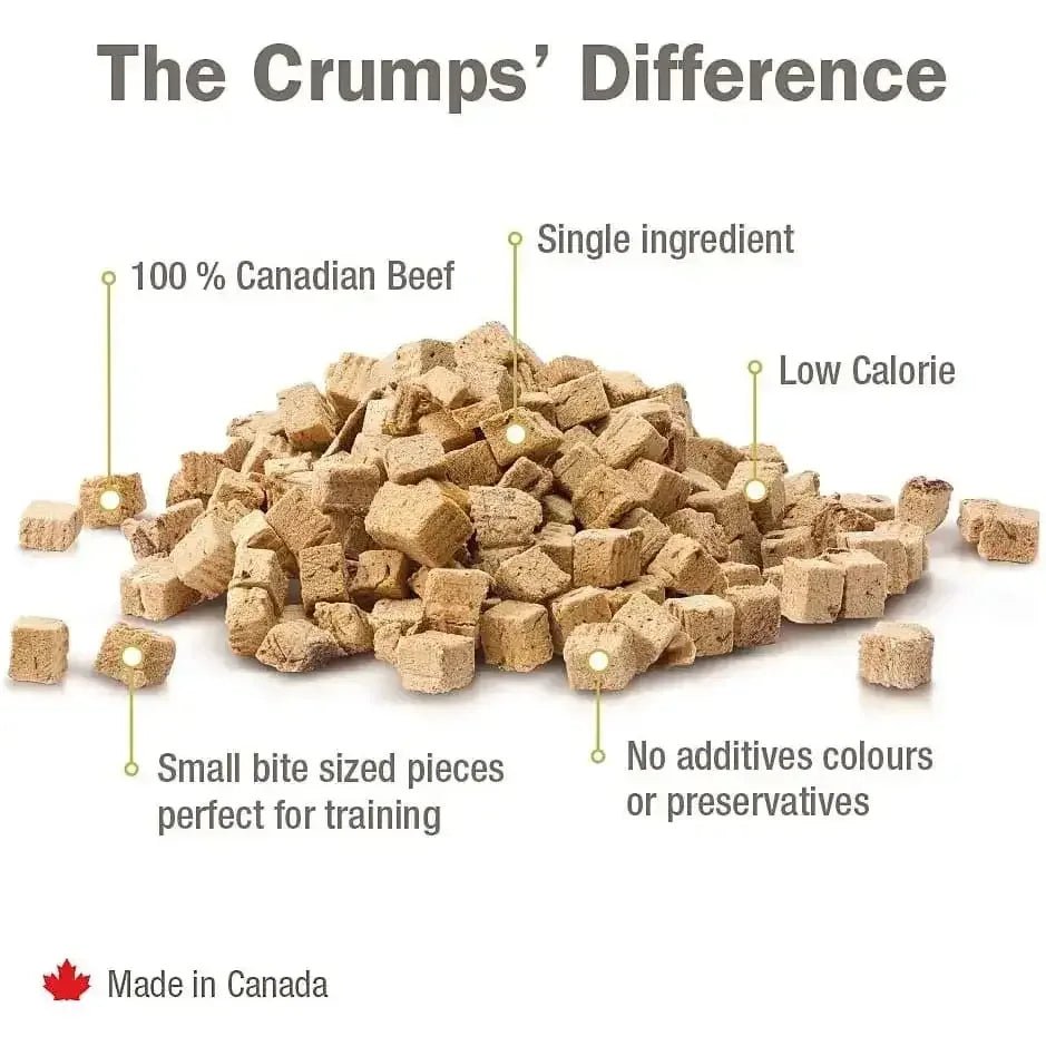 Crumps' Naturals Mini Trainers Freeze Dried Beef Liver Dog Treats - Talis Us