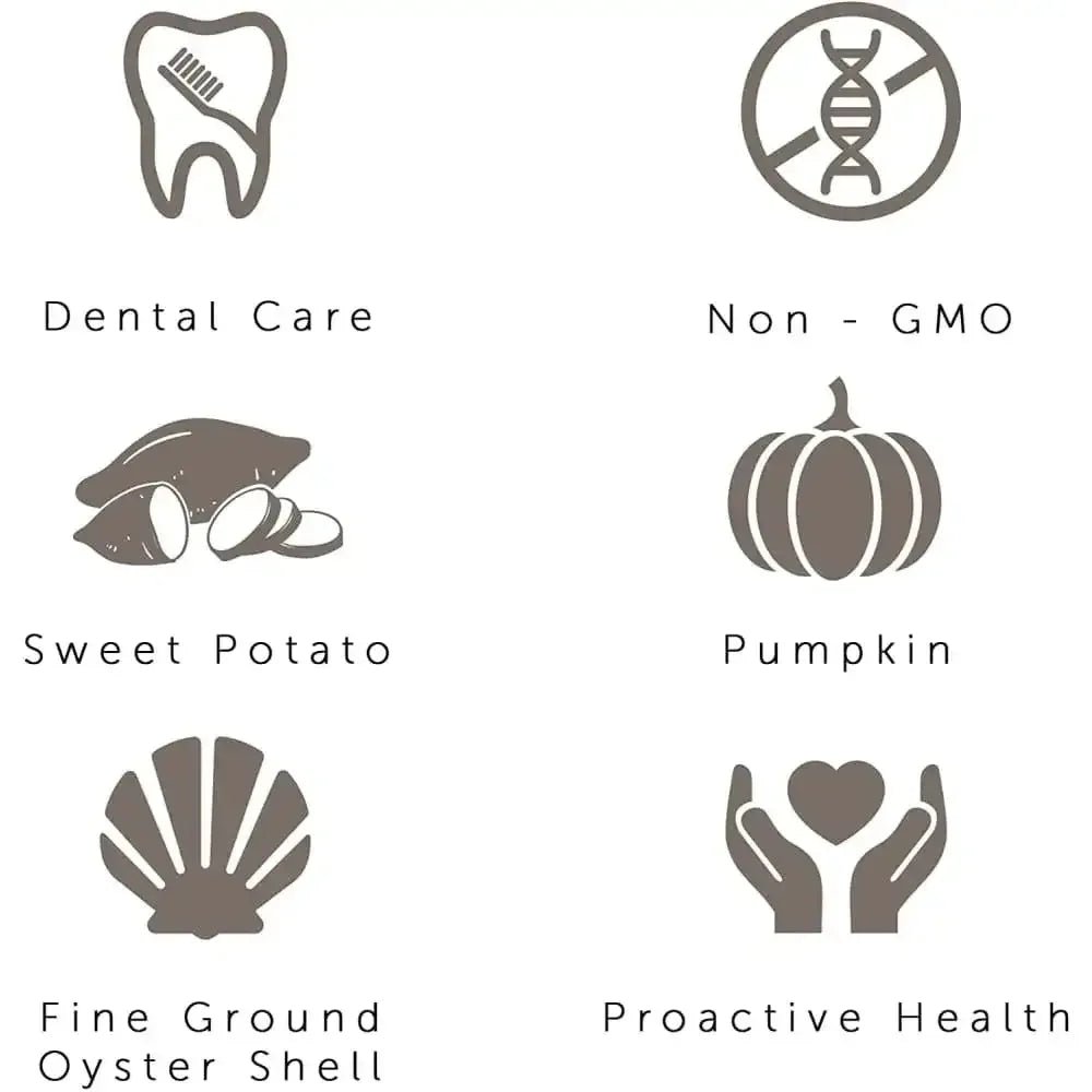 Crumps' Naturals Pumpkin Plaque Busters Dental Dog Treats - Talis Us