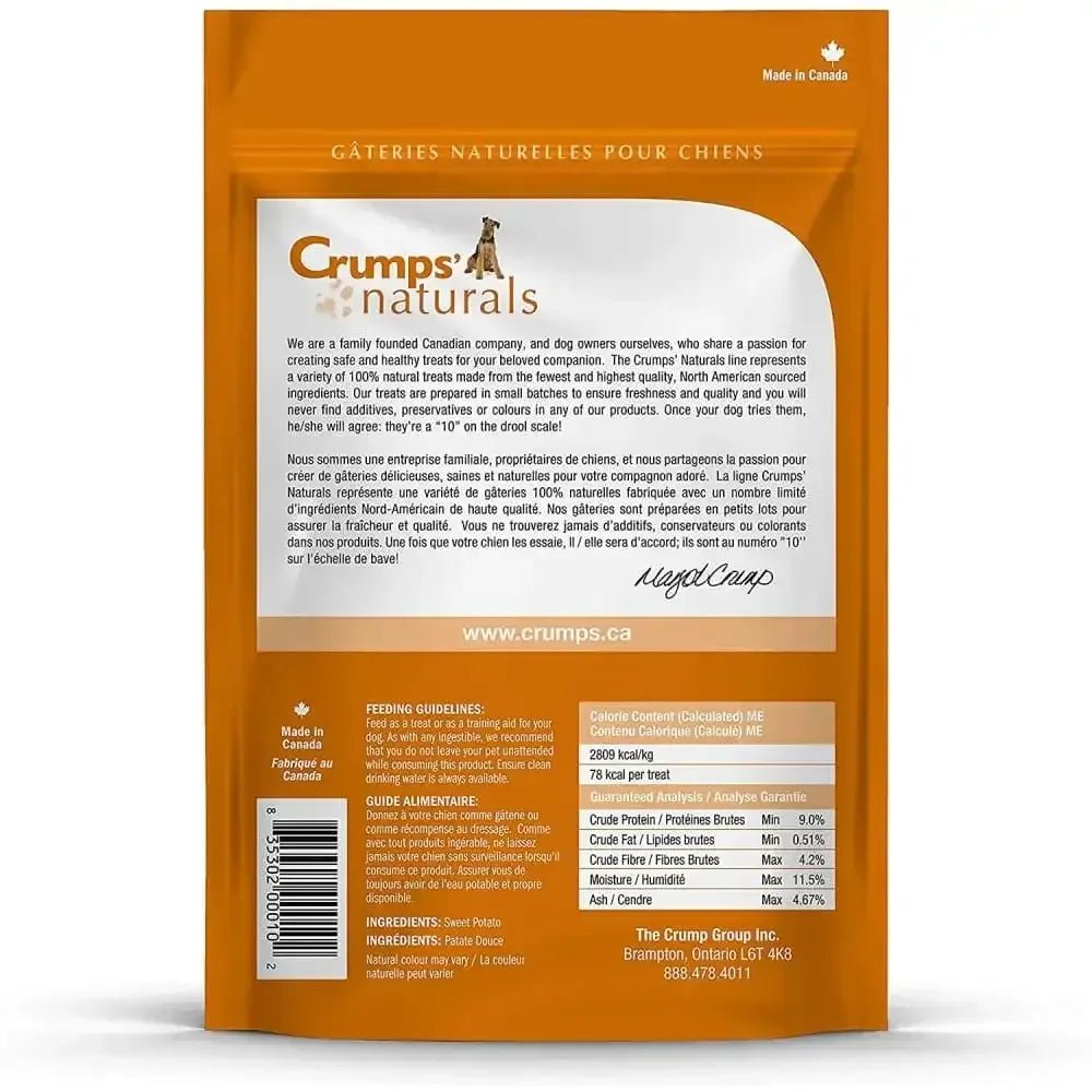 Crumps' Naturals Sweet Potato Chews For Dogs - Talis Us