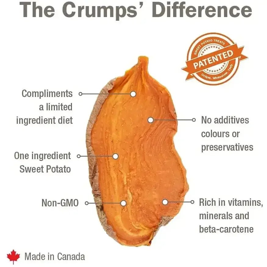 Crumps' Naturals Sweet Potato Chews For Dogs - Talis Us